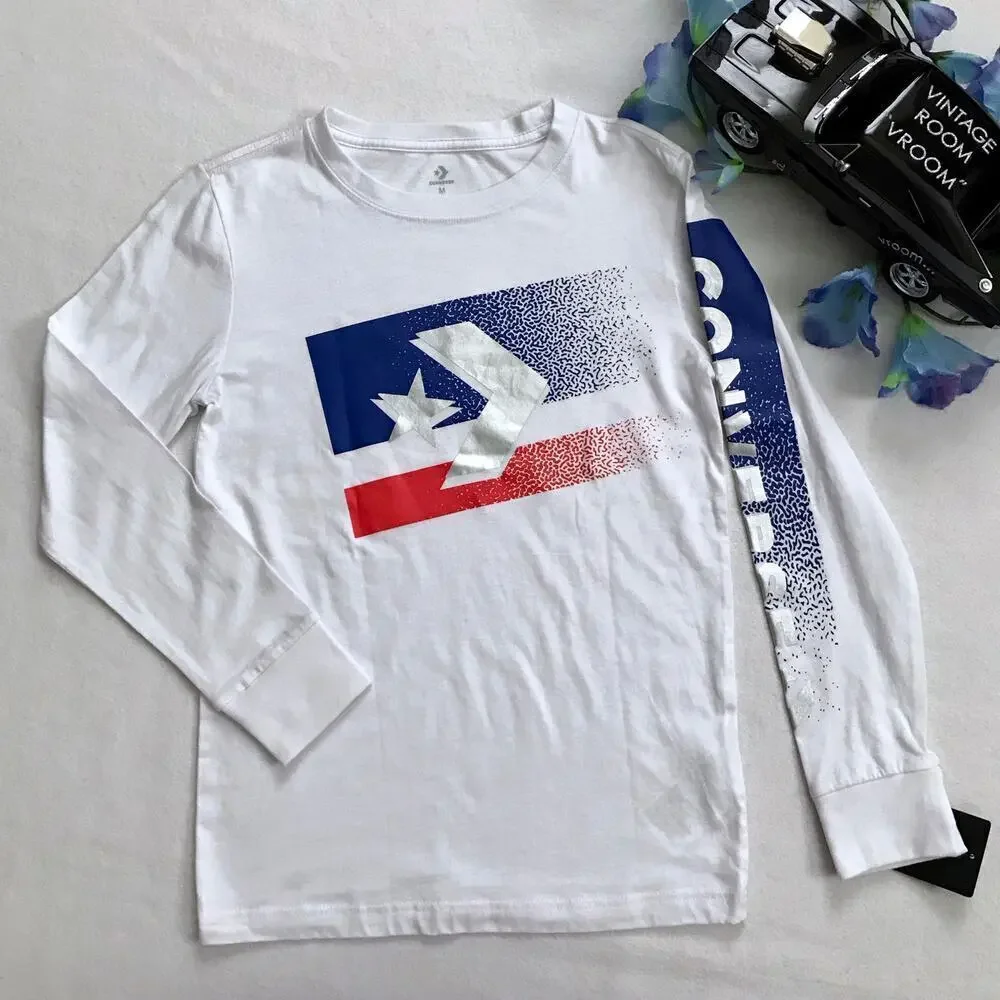 Converse and Reebok New Long Sleeves Top Bundle Boys M (10-12)